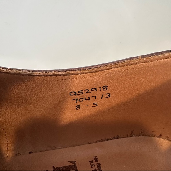 Tricker's Dark Brown Brogue Oxfords - Picture 6 of 6